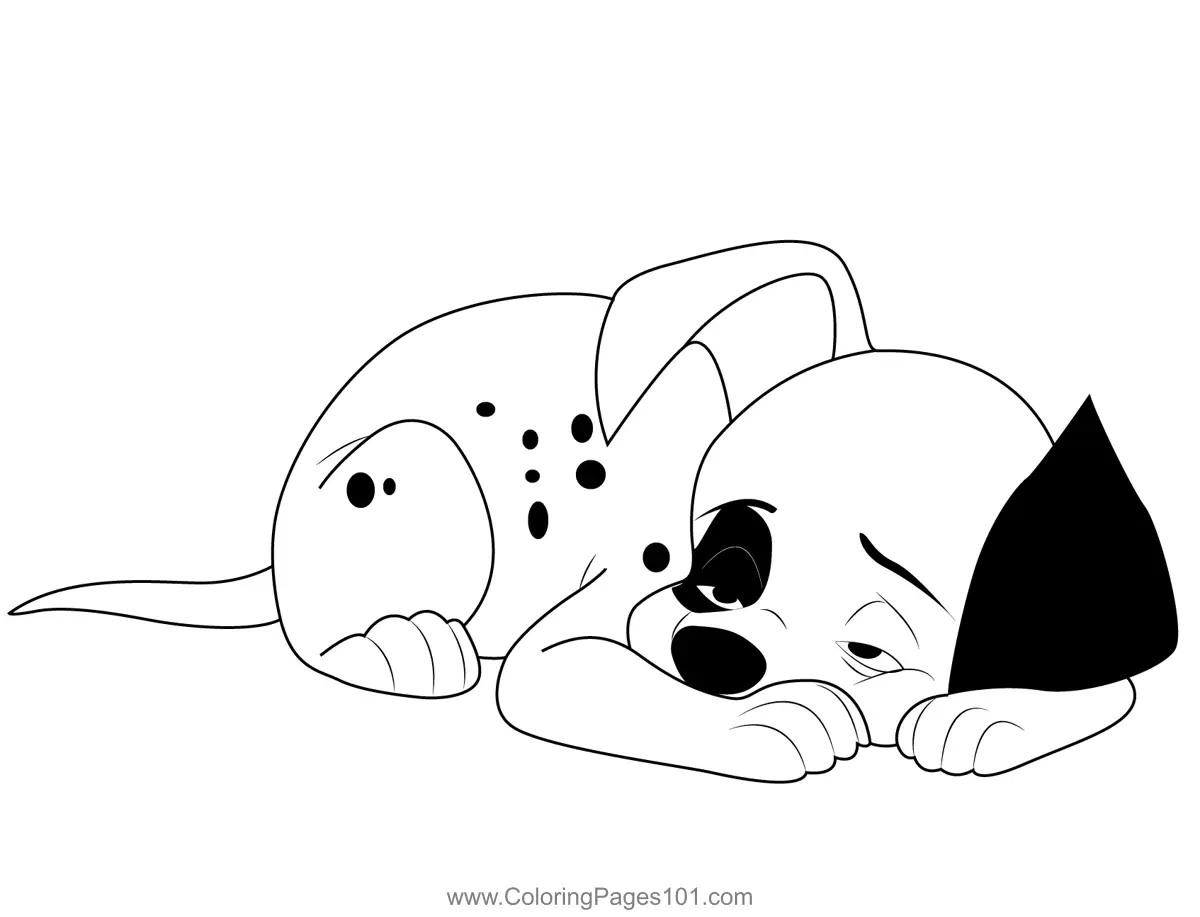 101 Dalmatians Coloring Pages 10