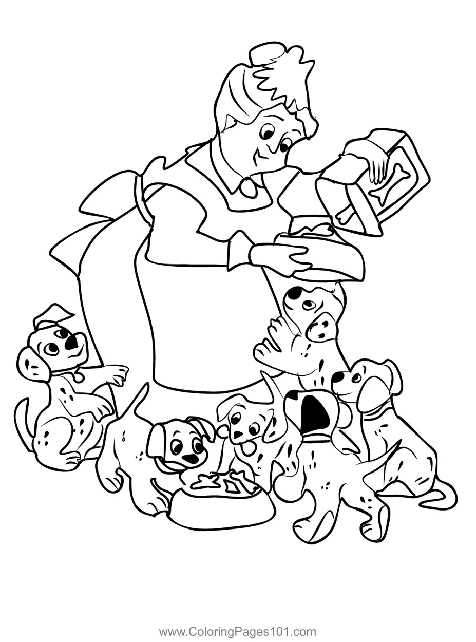 102 Dalmatians Coloring Pages 2
