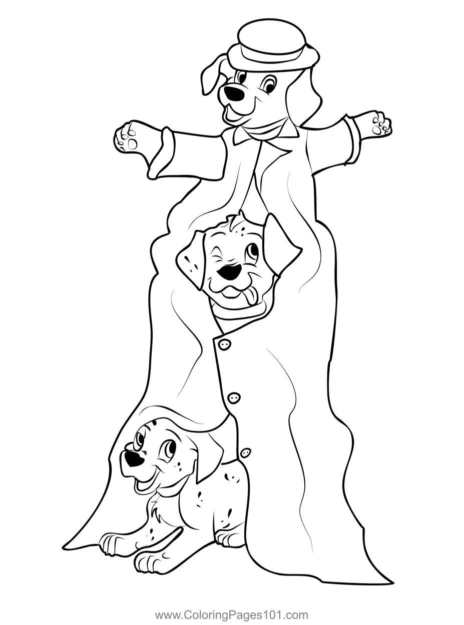 102 Dalmatians Coloring Pages 5