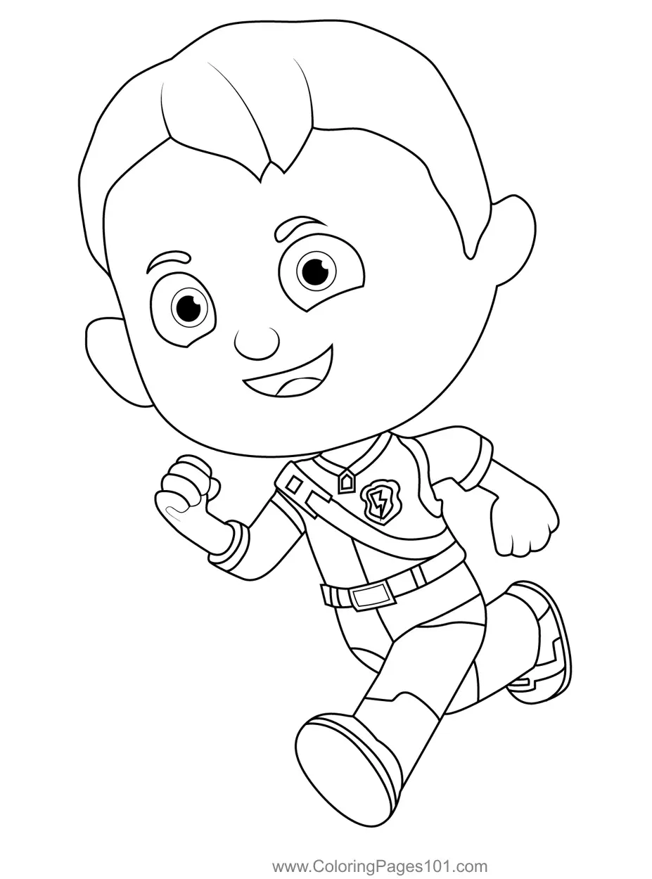 123 Number Squad Coloring Pages 1