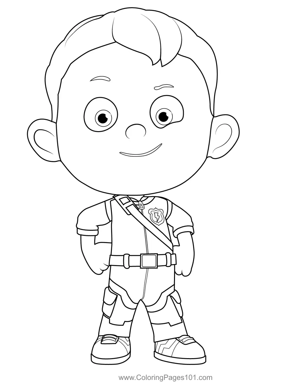 123 Number Squad Coloring Pages 2