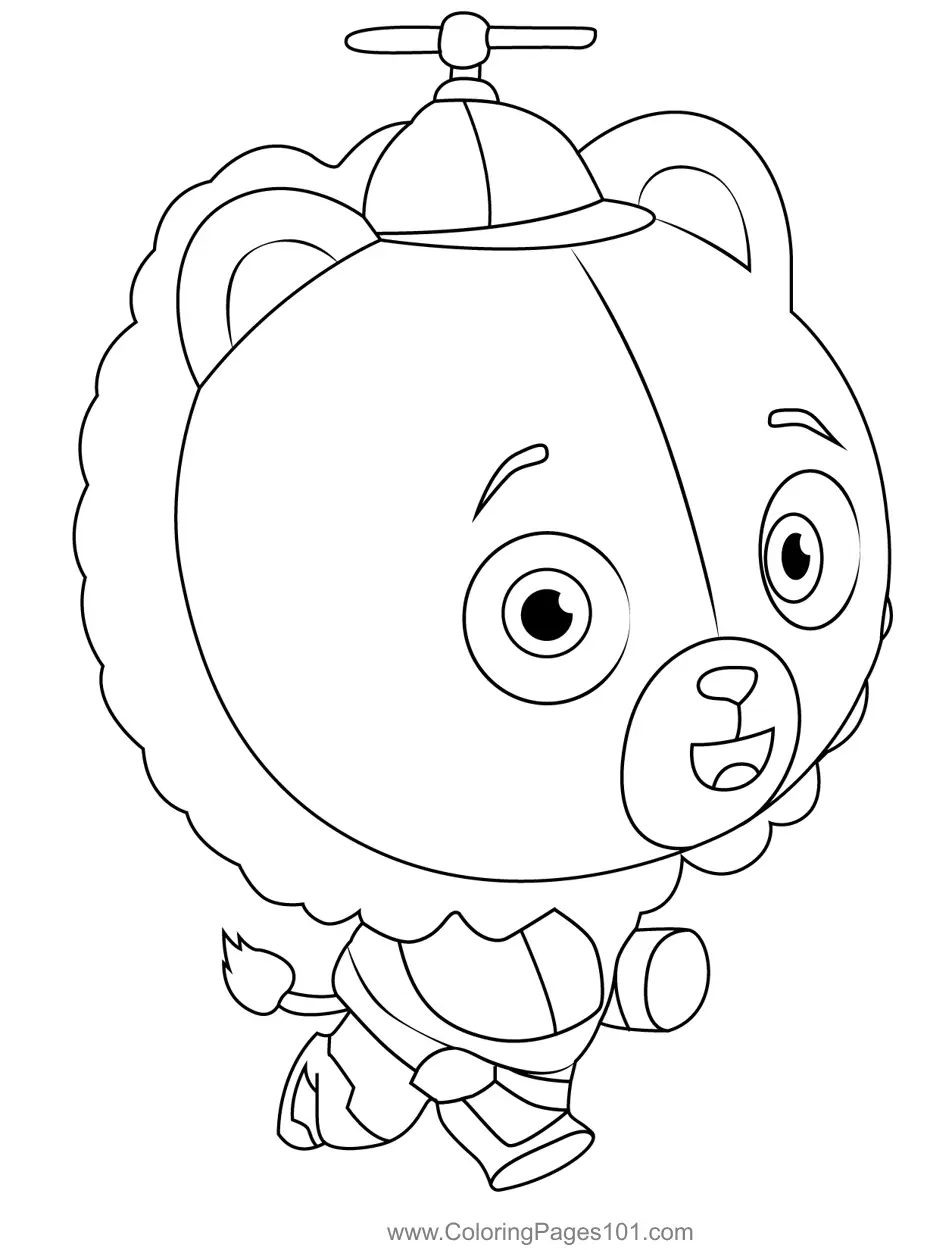 123 Number Squad Coloring Pages 5