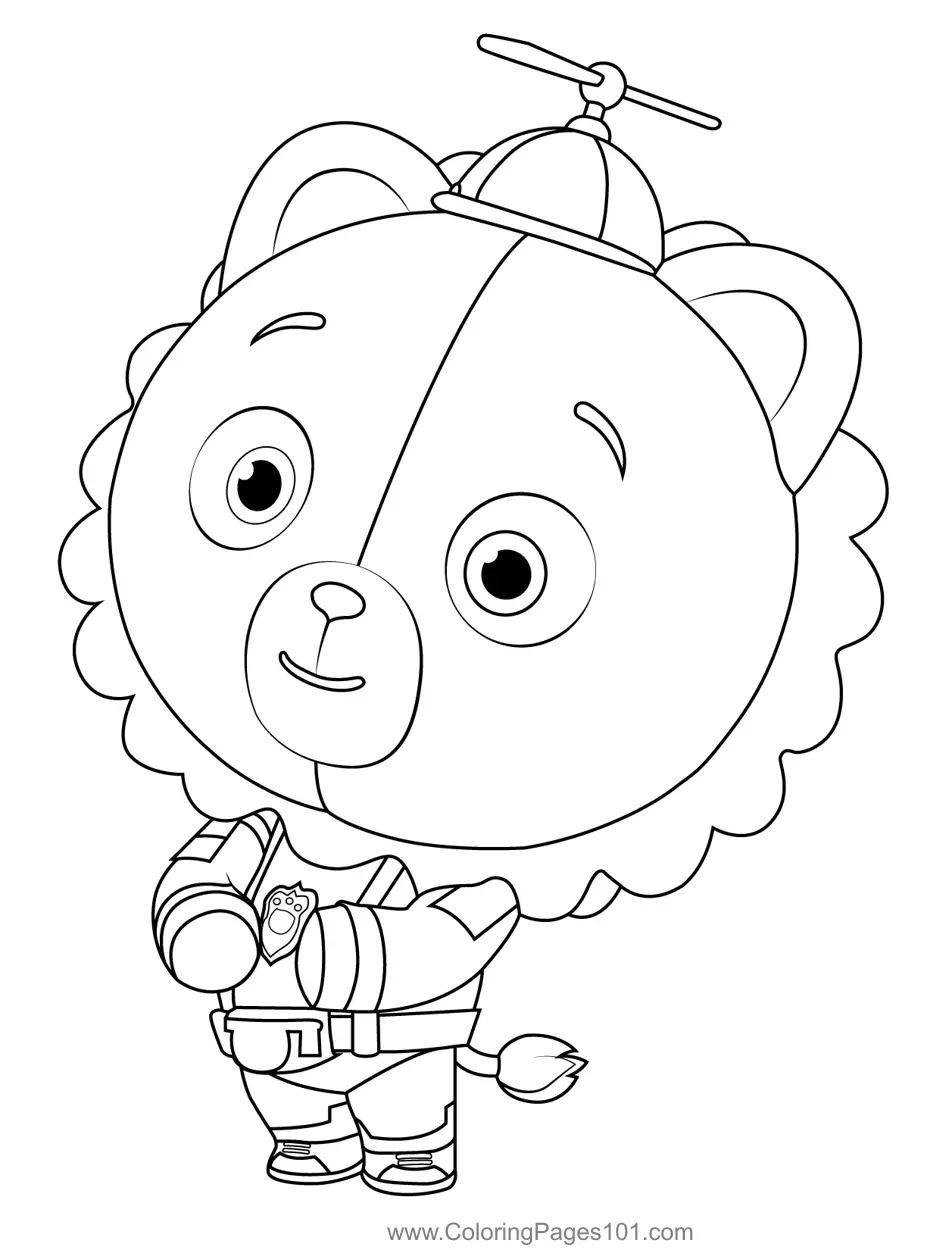 123 Number Squad Coloring Pages 6