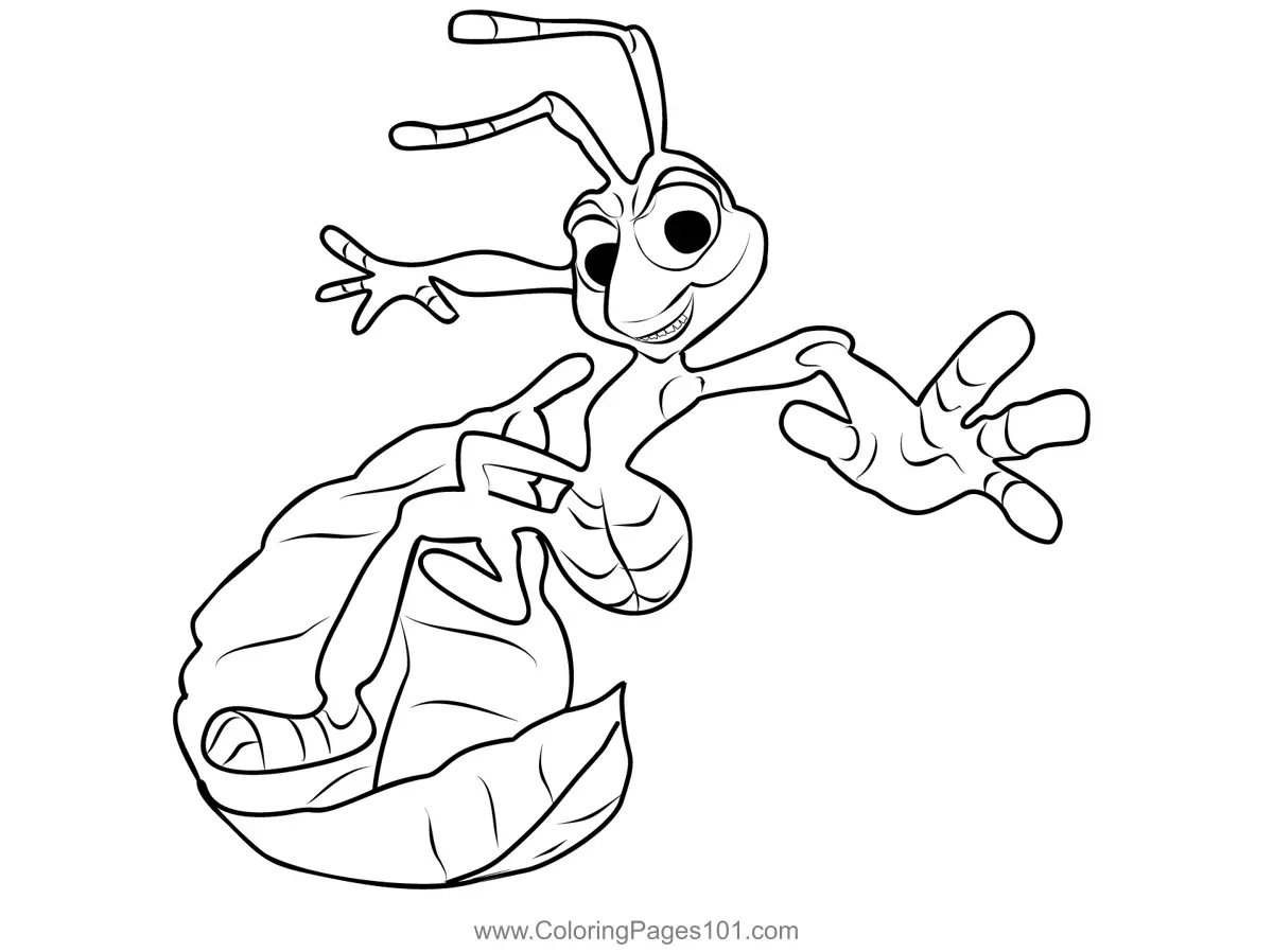 A Bugs Life Coloring Pages 3