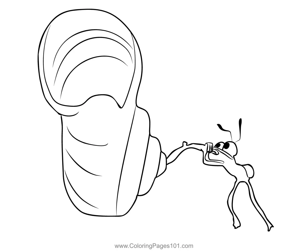A Bugs Life Coloring Pages 9