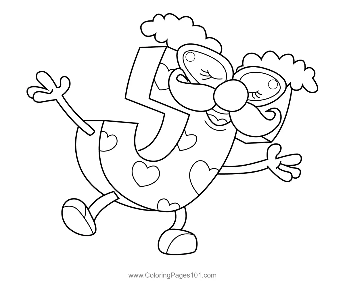 ABC Monsters Coloring Pages 11