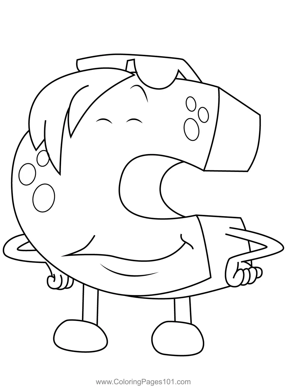 ABC Monsters Coloring Pages 4