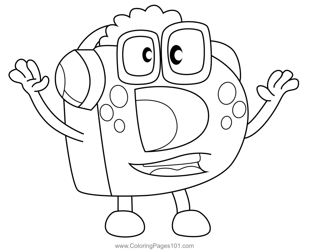 ABC Monsters Coloring Pages 5