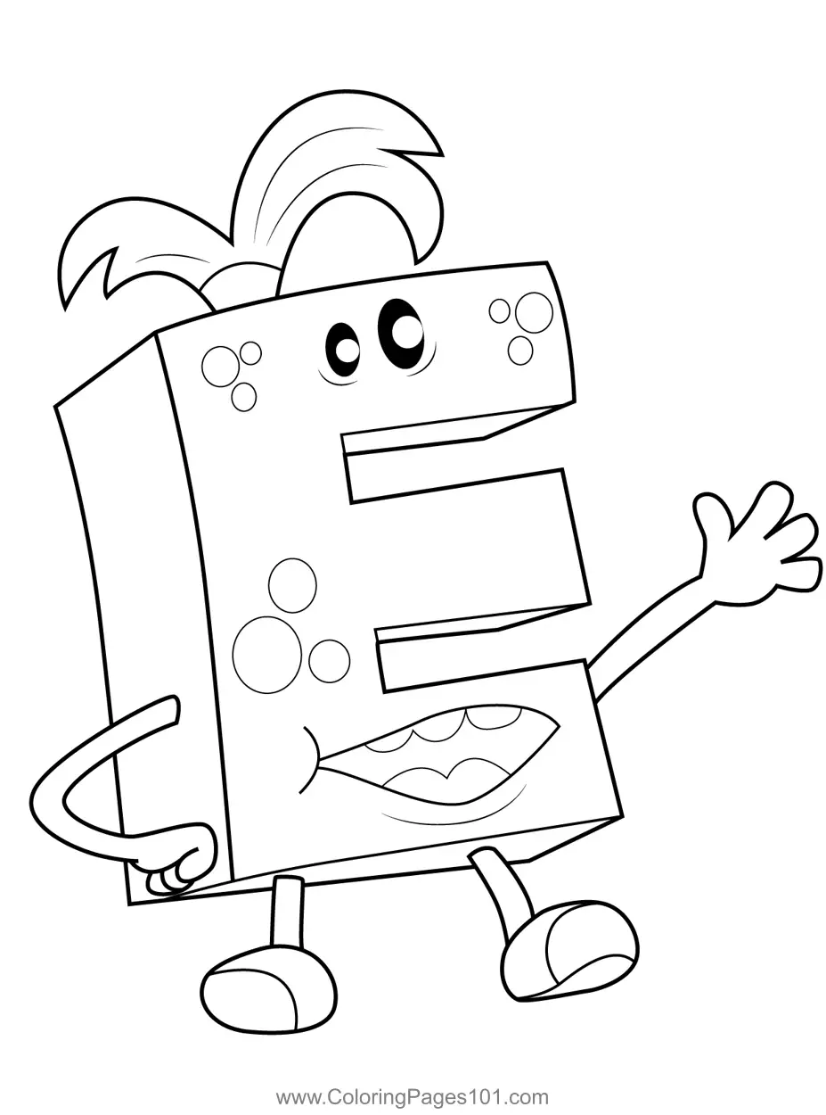 ABC Monsters Coloring Pages 6