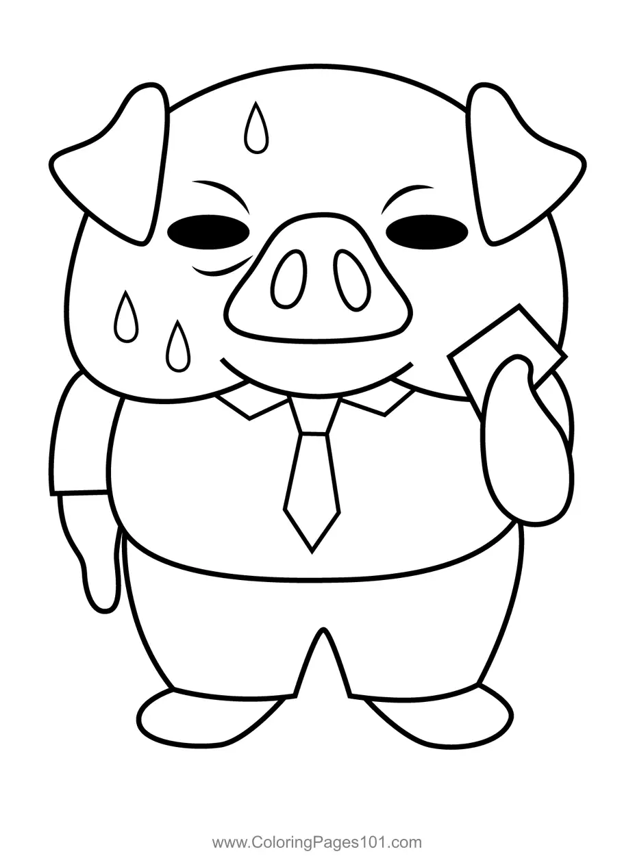 Aggretsuko Coloring Pages 2