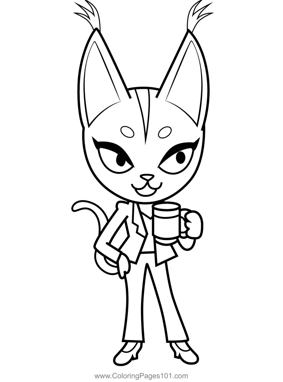 Aggretsuko Coloring Pages 3