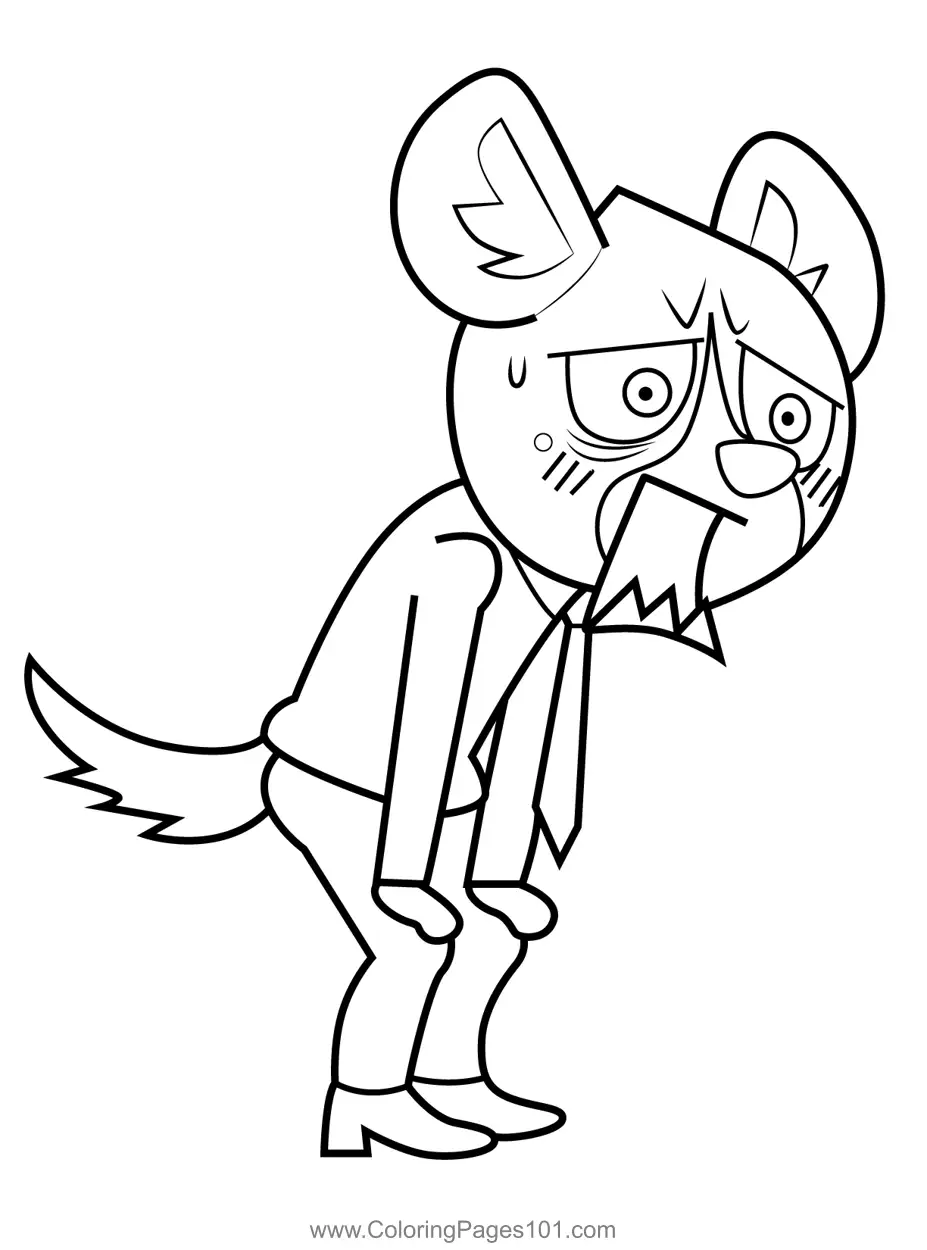 Aggretsuko Coloring Pages 5