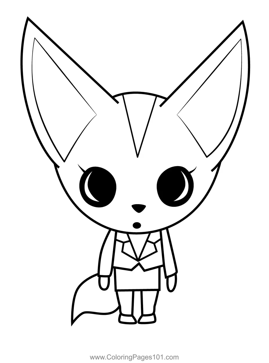 Aggretsuko Coloring Pages 9