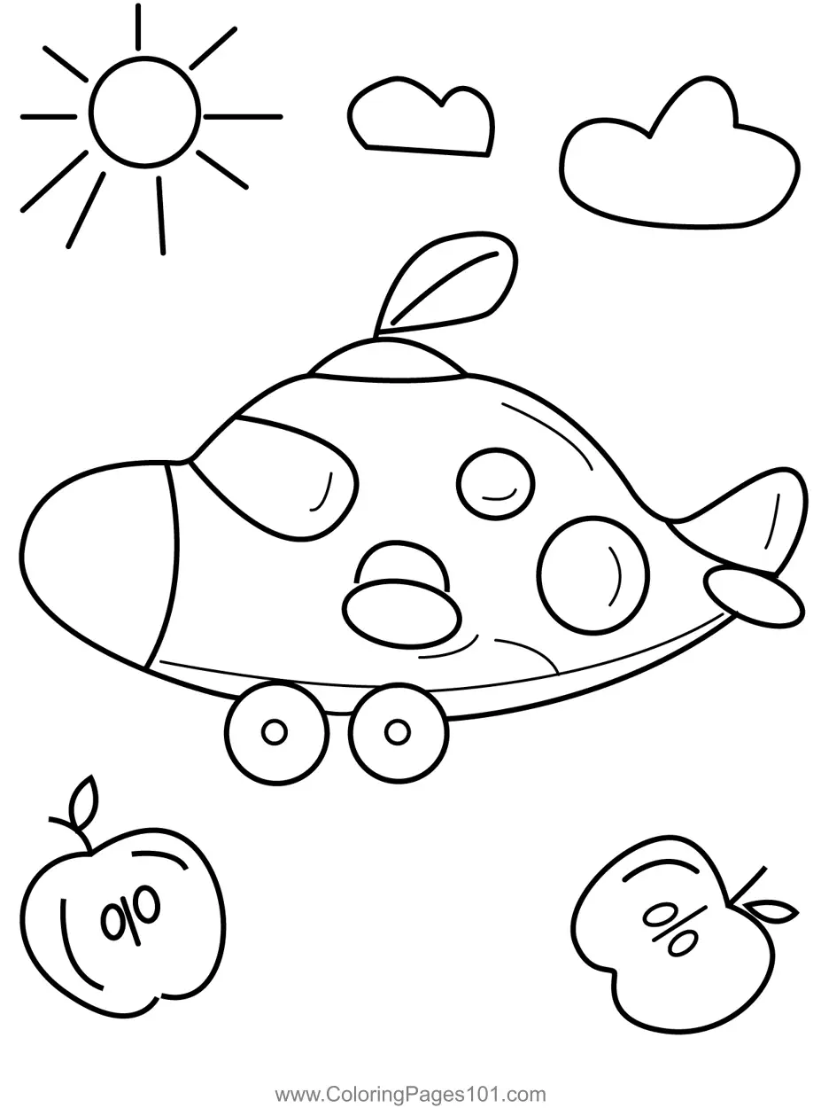 Airplanes Coloring Pages