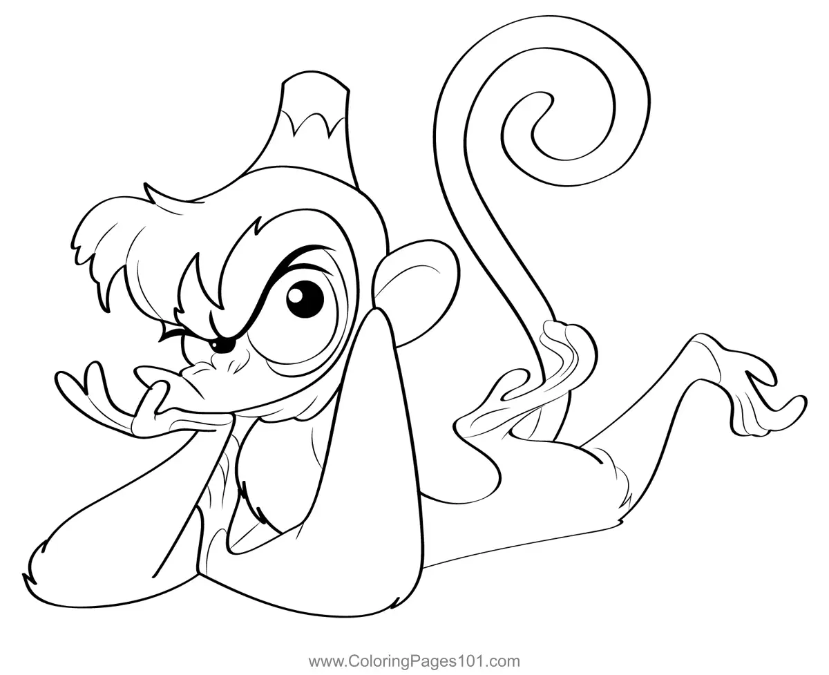 Aladdin Coloring Pages 10