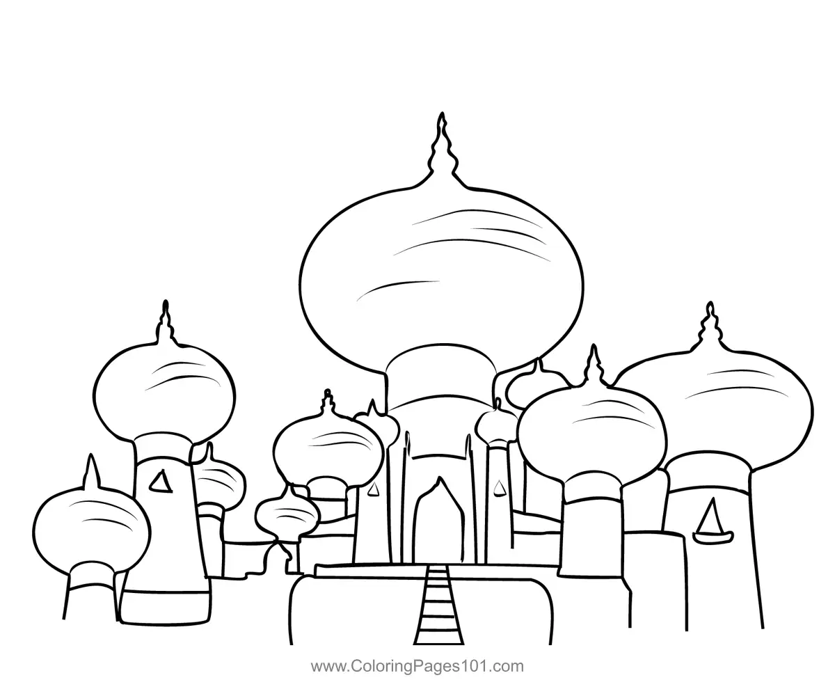 Aladdin Coloring Pages
