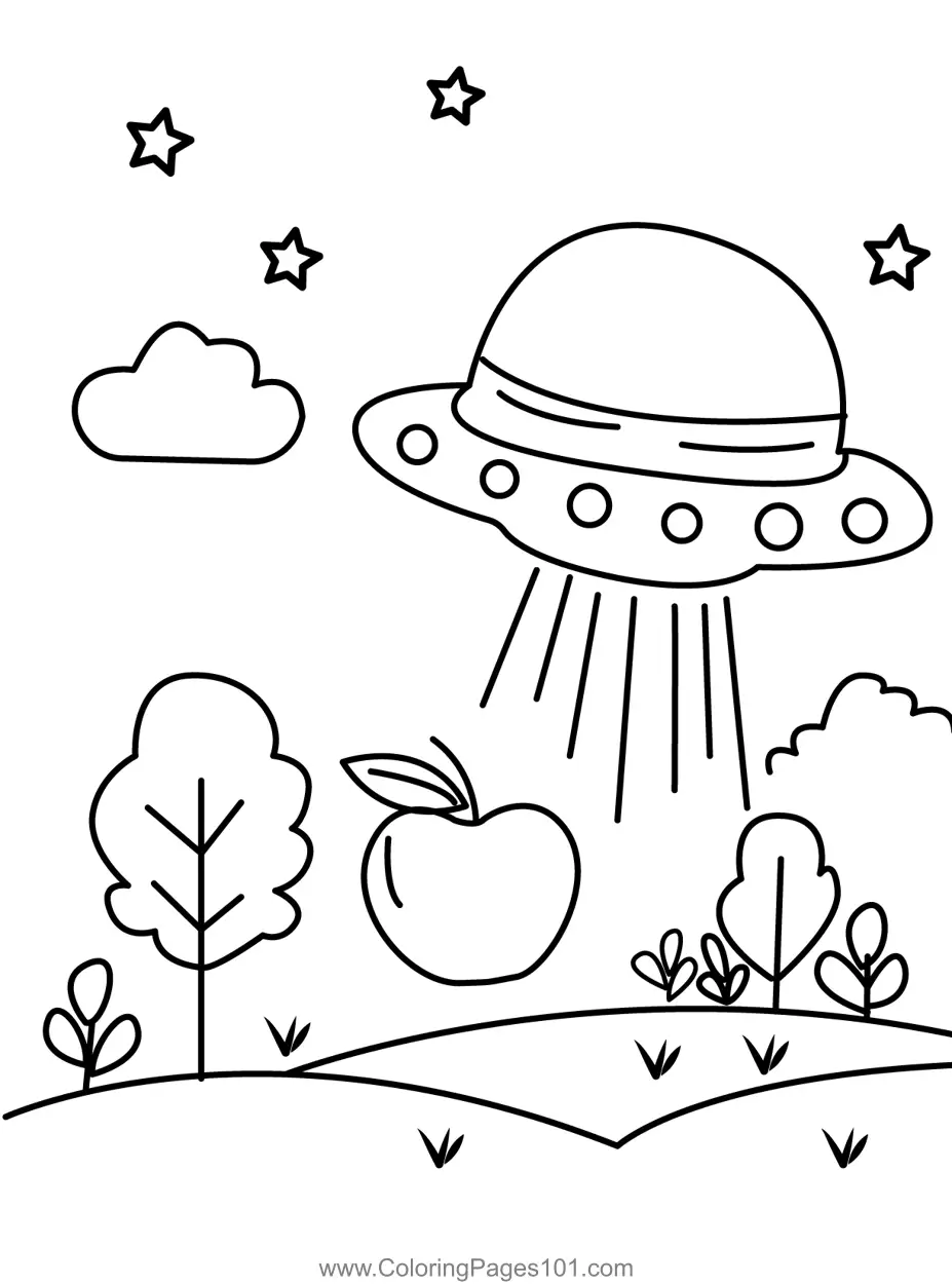 Aliens Coloring Pages 2