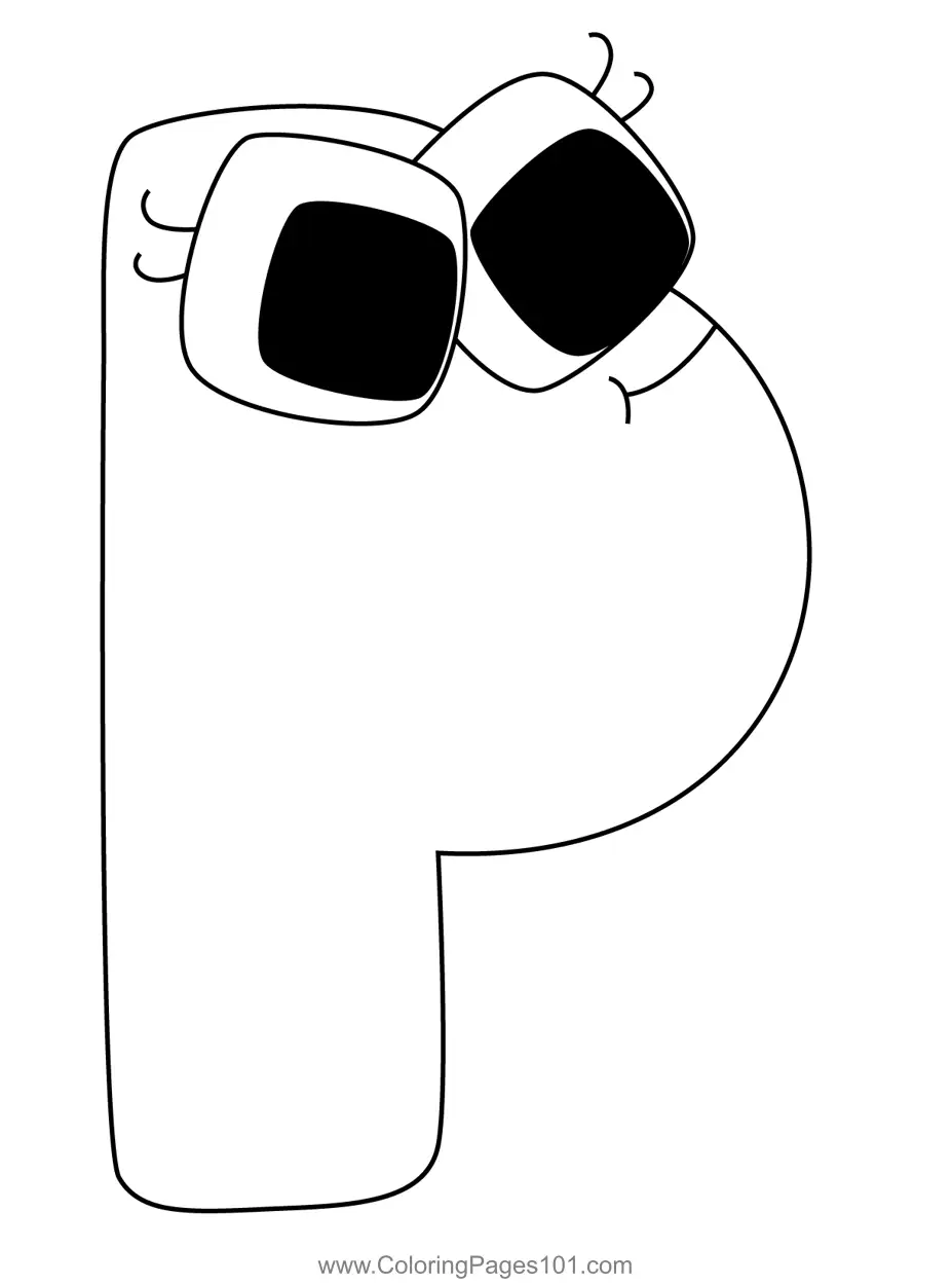 Alphabet Lore Coloring Pages 11