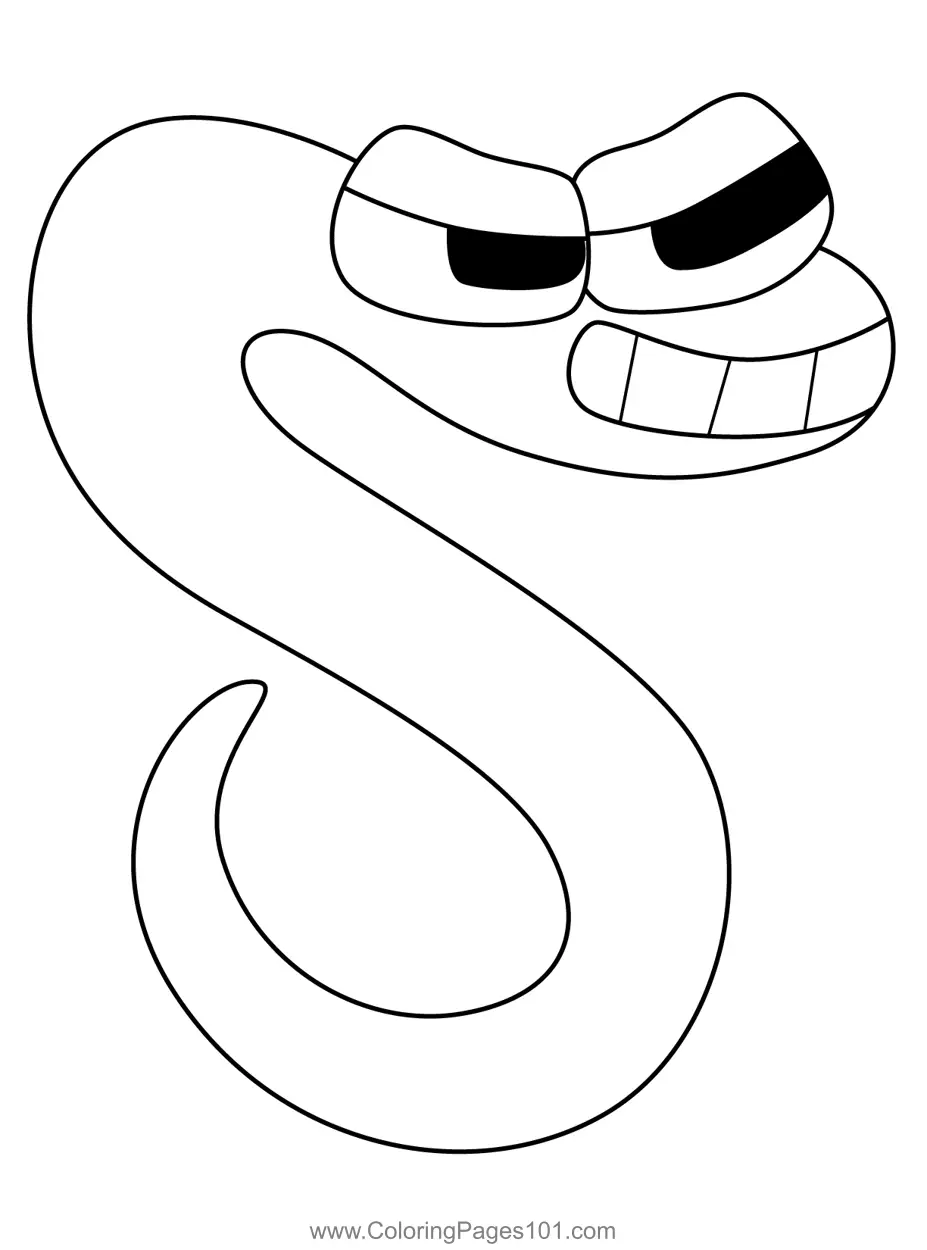 Alphabet Lore Coloring Pages 8