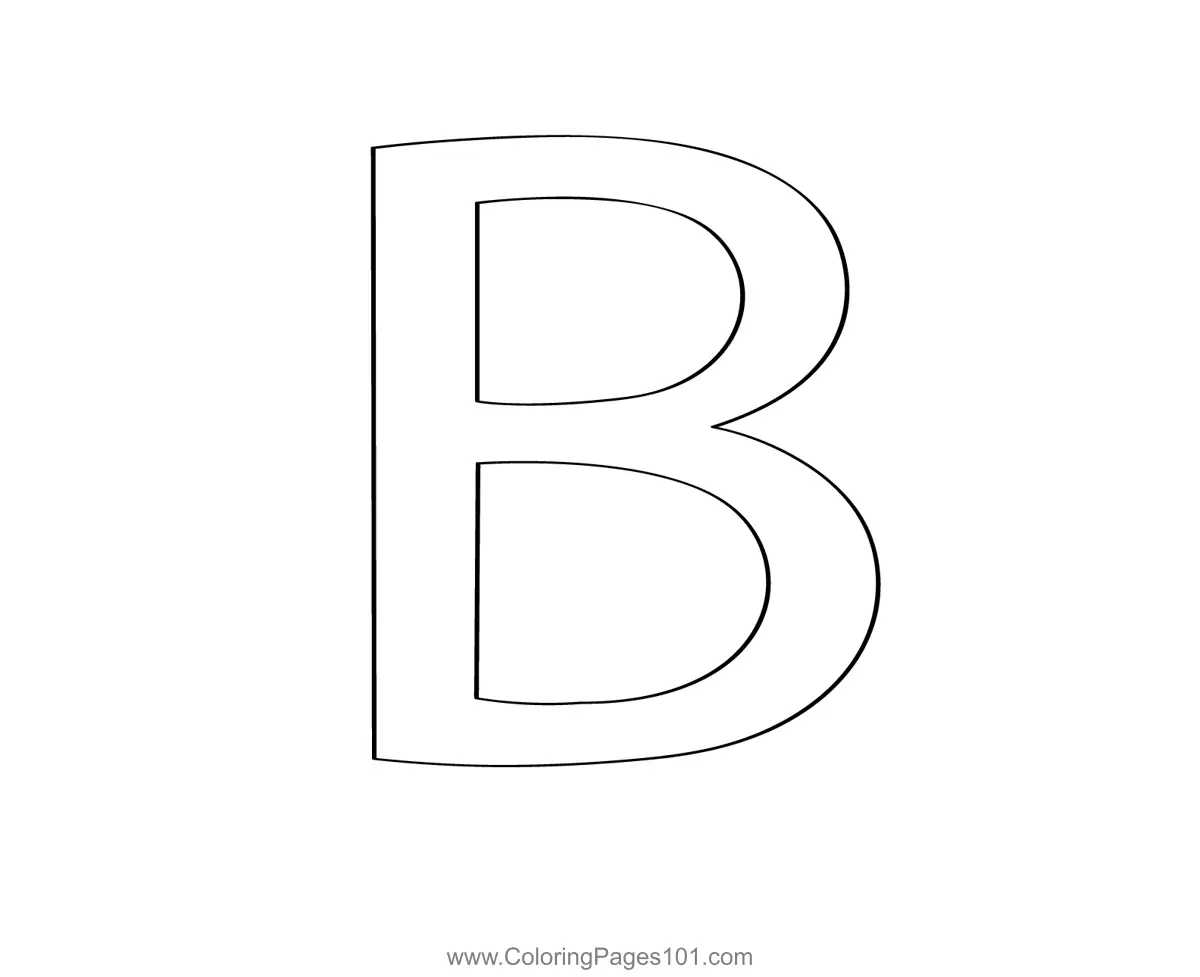 Alphabets Coloring Pages 3