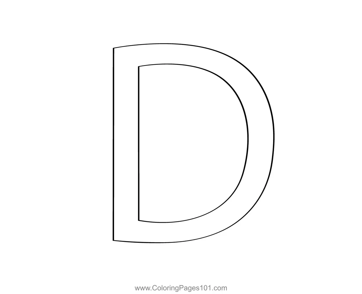 Alphabets Coloring Pages 5