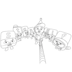 Alphablocks Coloring Pages 11