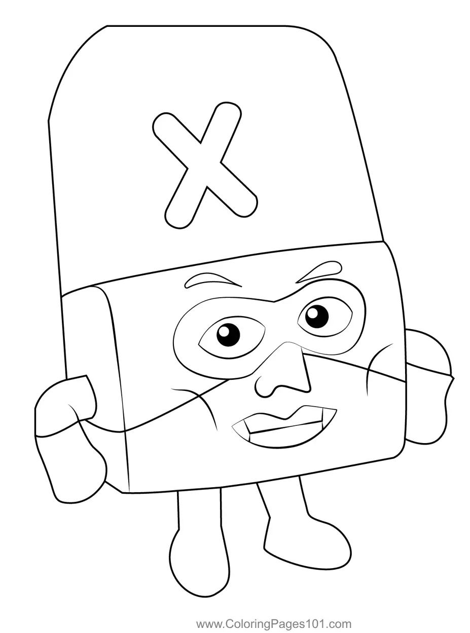 Alphablocks Coloring Pages 2