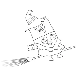 Alphablocks Coloring Pages 4