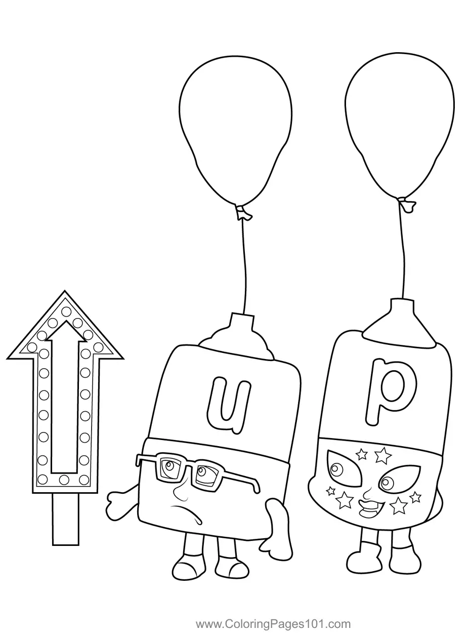 Alphablocks Coloring Pages 6