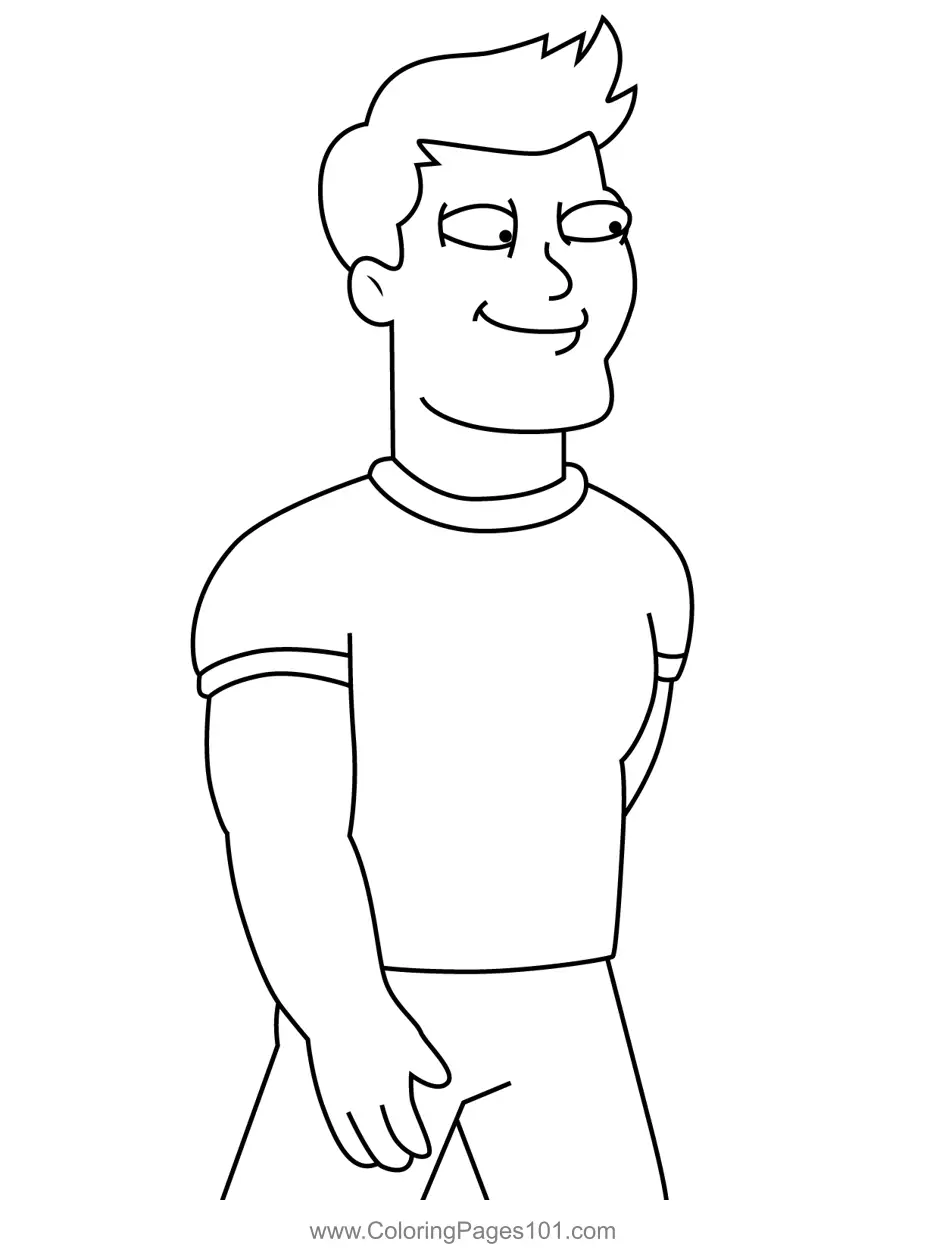 American Dad Coloring Pages 1