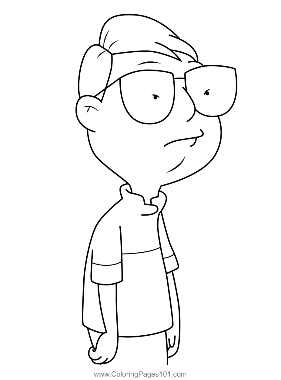 American Dad Coloring Pages 3