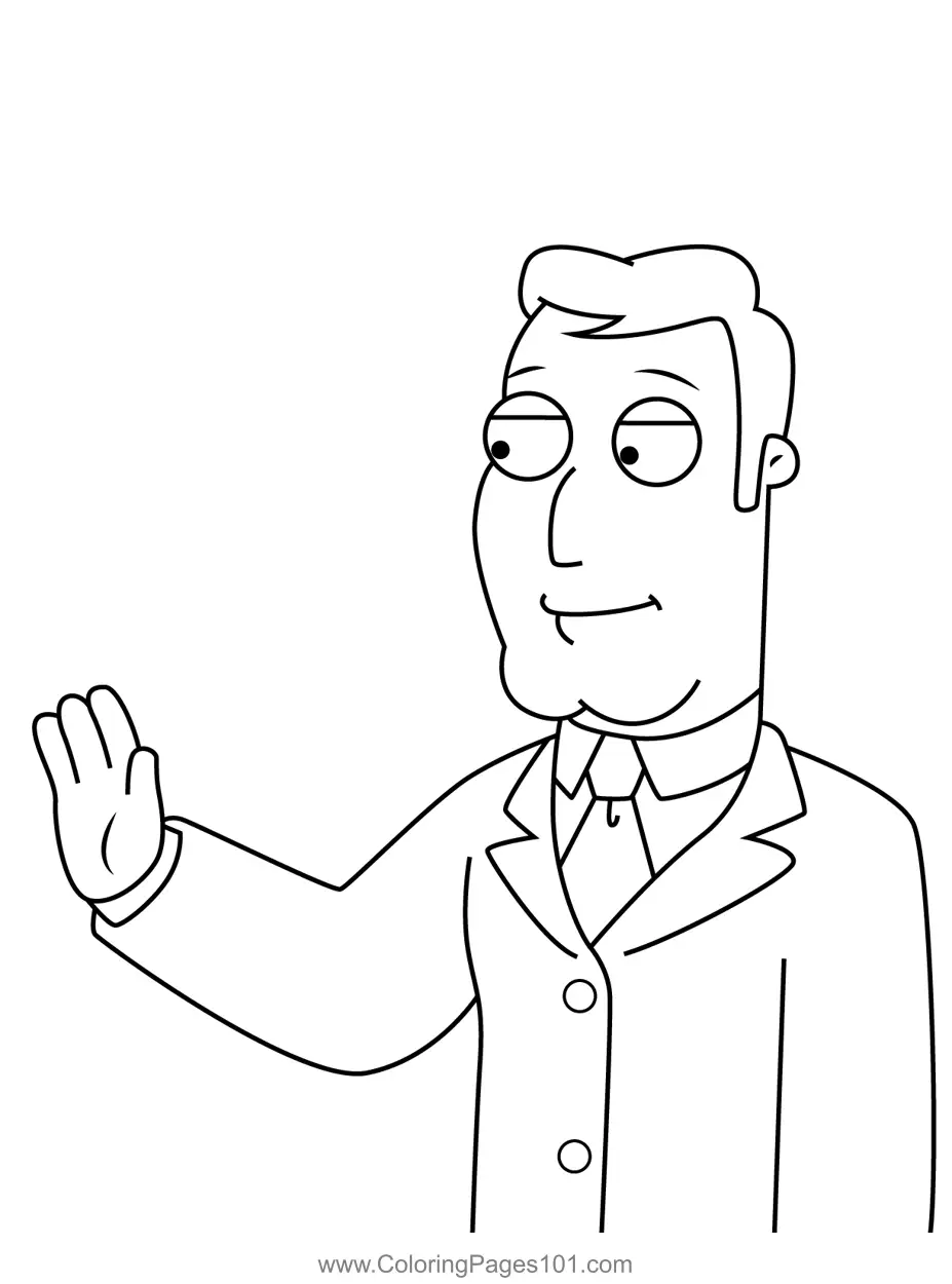American Dad Coloring Pages 4