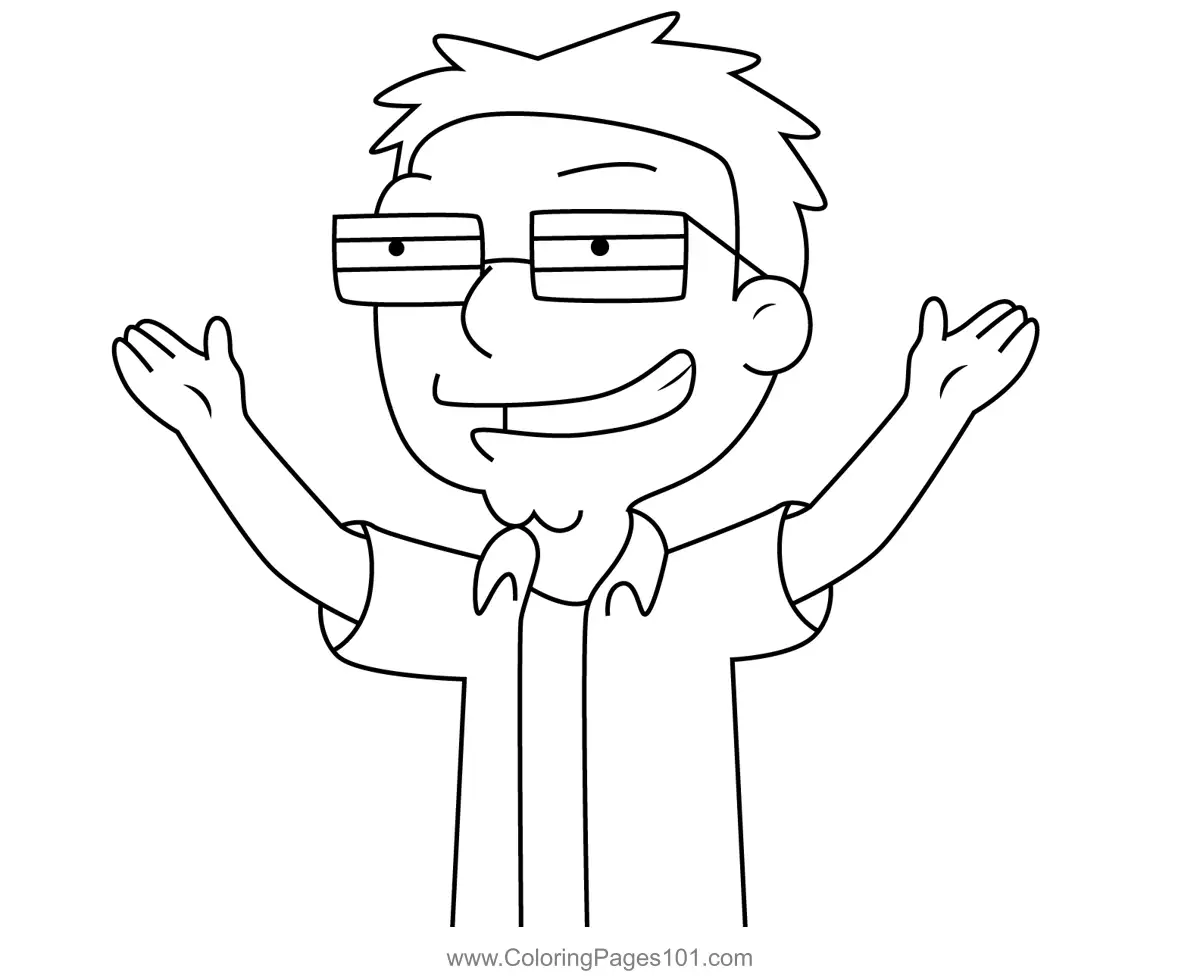 American Dad Coloring Pages 6