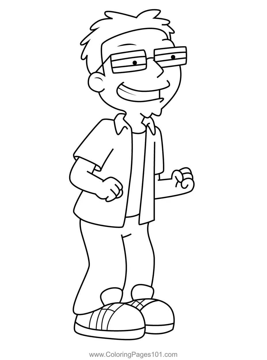 American Dad Coloring Pages 7