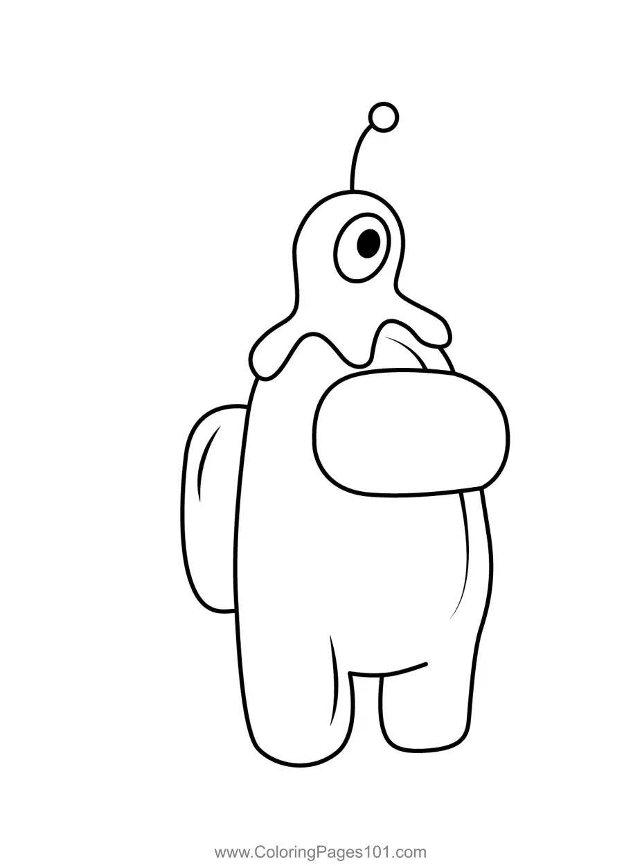 Among Us Coloring Pages 10