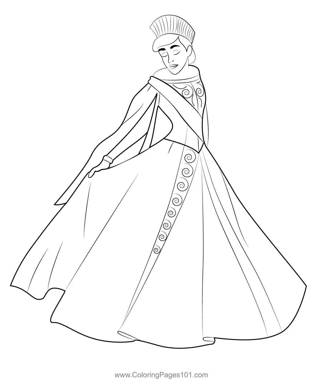 Anastasia Coloring Pages 11