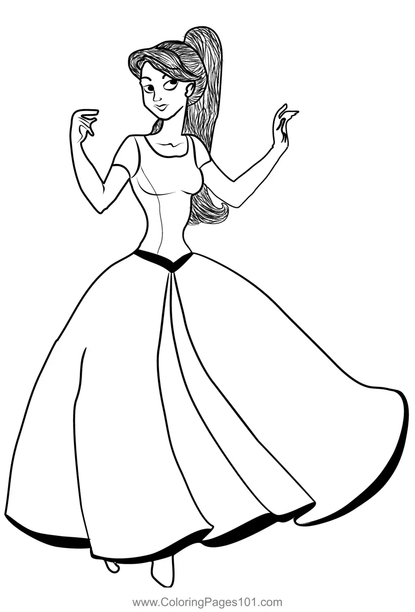 Anastasia Coloring Pages 3