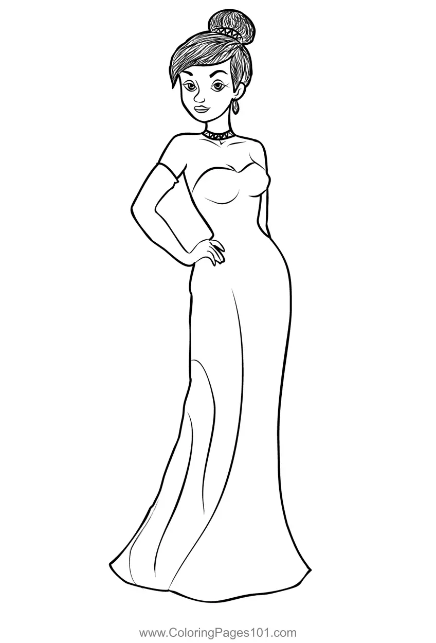 Anastasia Coloring Pages 5