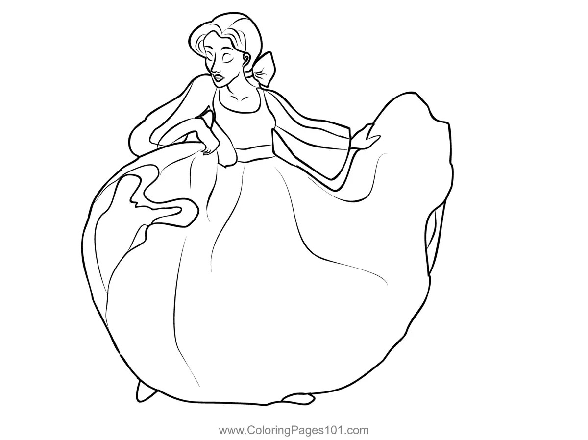 Anastasia Coloring Pages 6