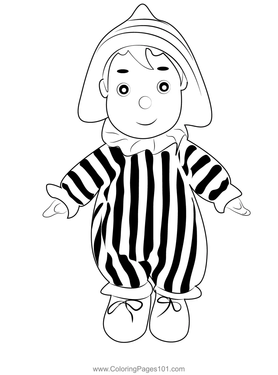 Andy Pandy Coloring Pages 5