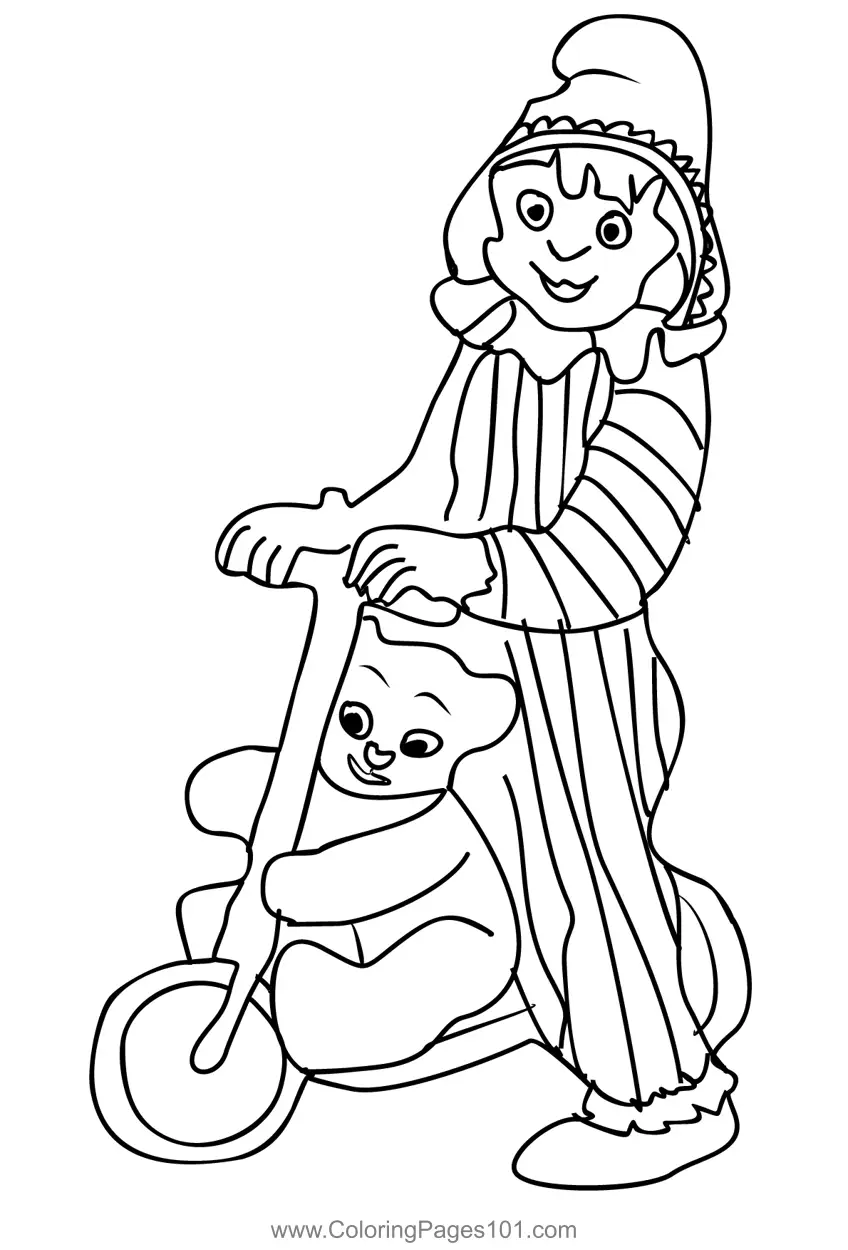Andy Pandy Coloring Pages 6