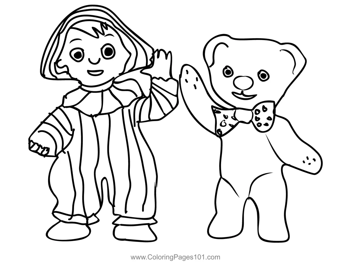 Andy Pandy Coloring Pages 7