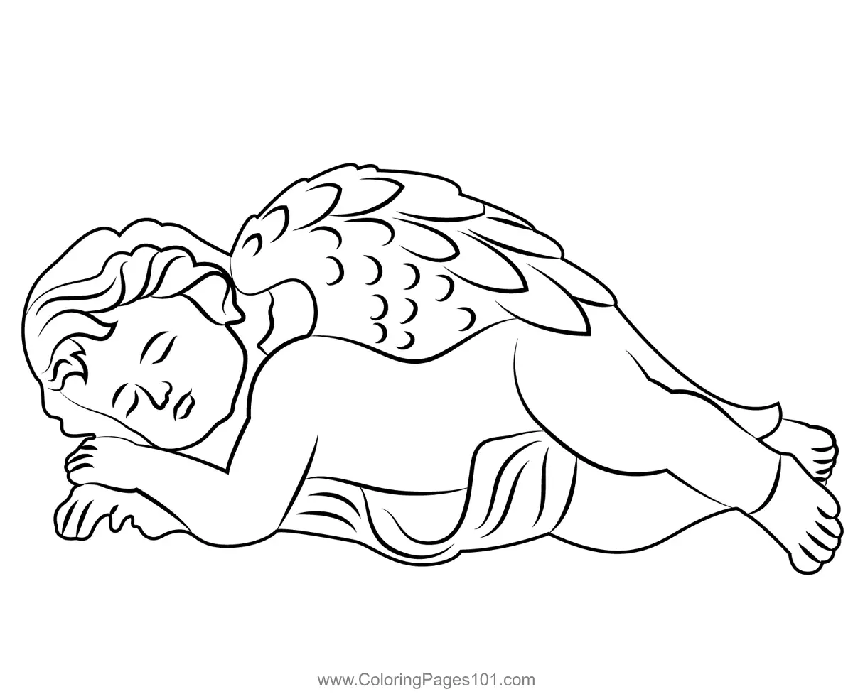 Angels Coloring Pages 1