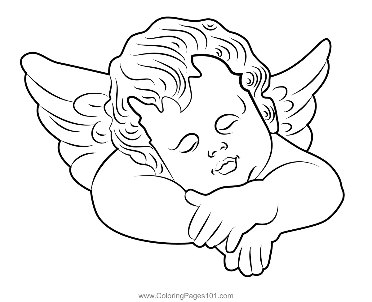 Angels Coloring Pages
