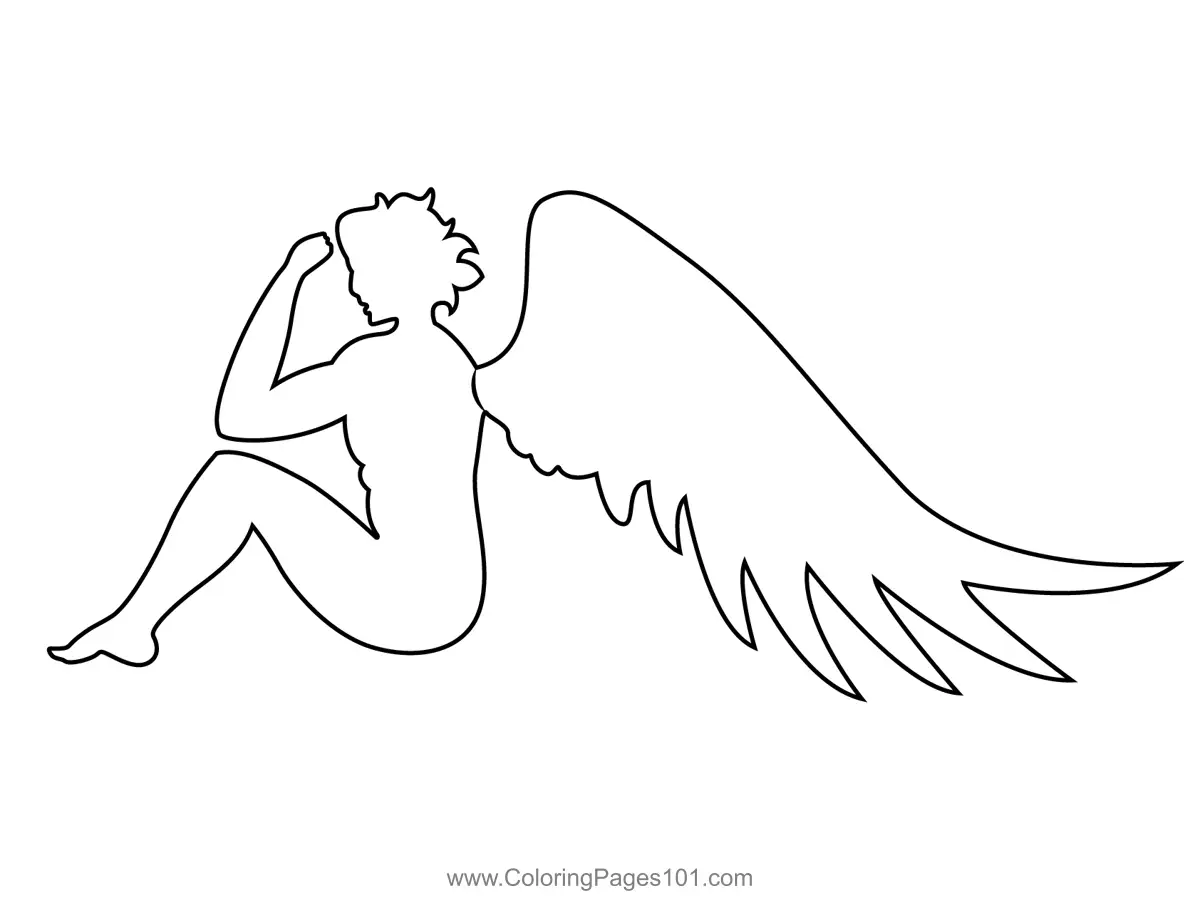 Angels Coloring Pages 2