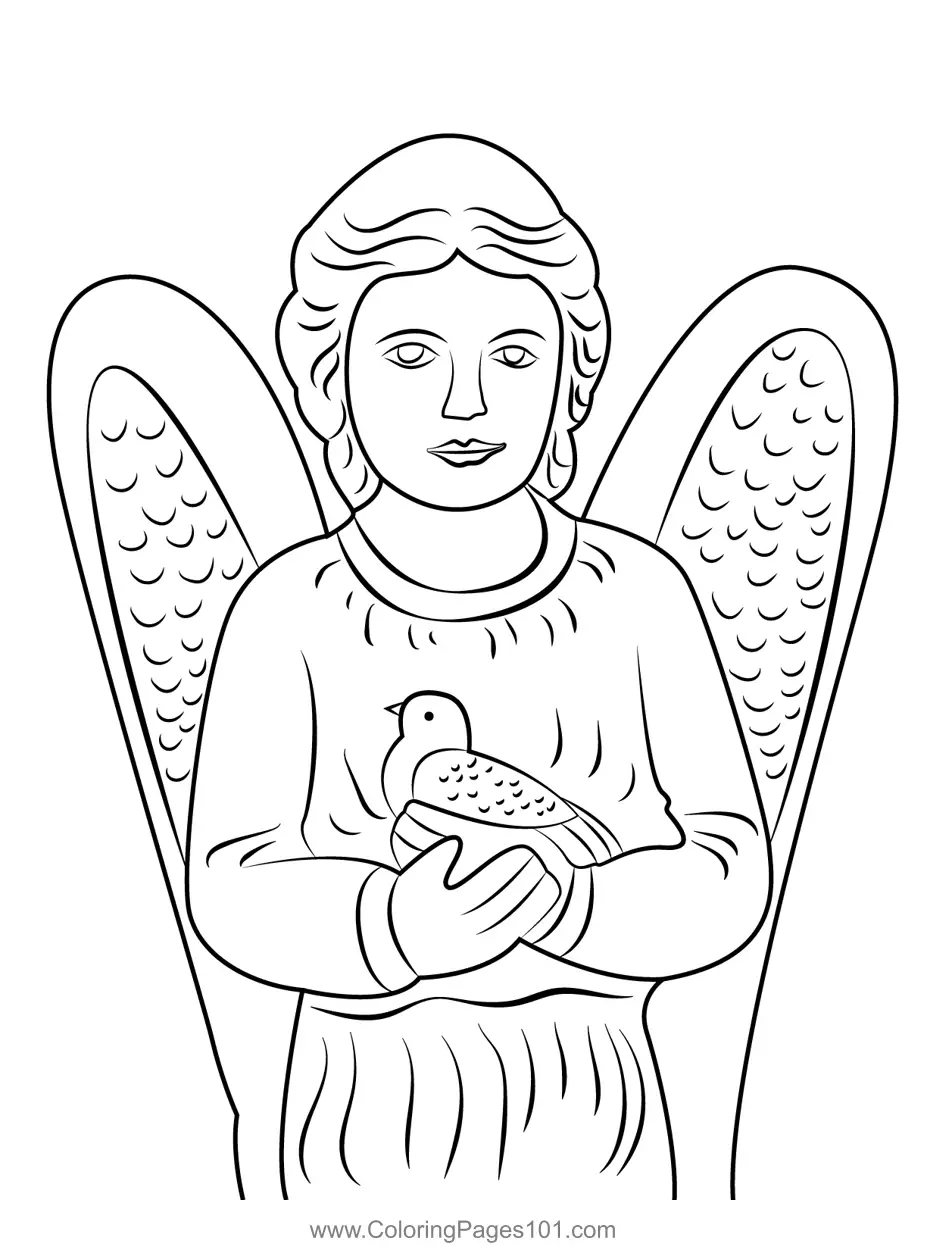 Angels Coloring Pages 6