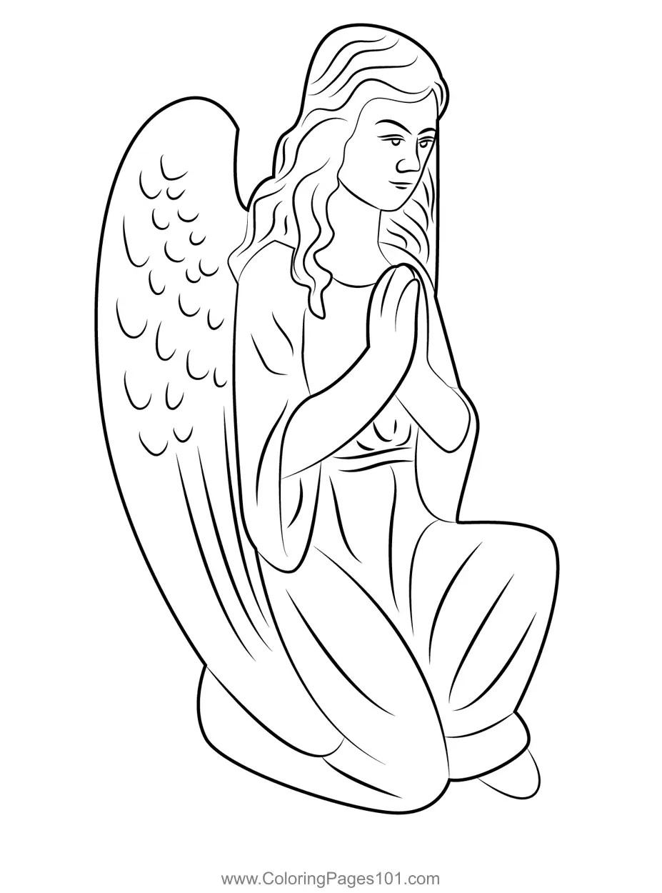 Angels Coloring Pages 9