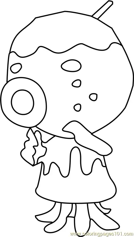 Animal Crossing Coloring Pages 1