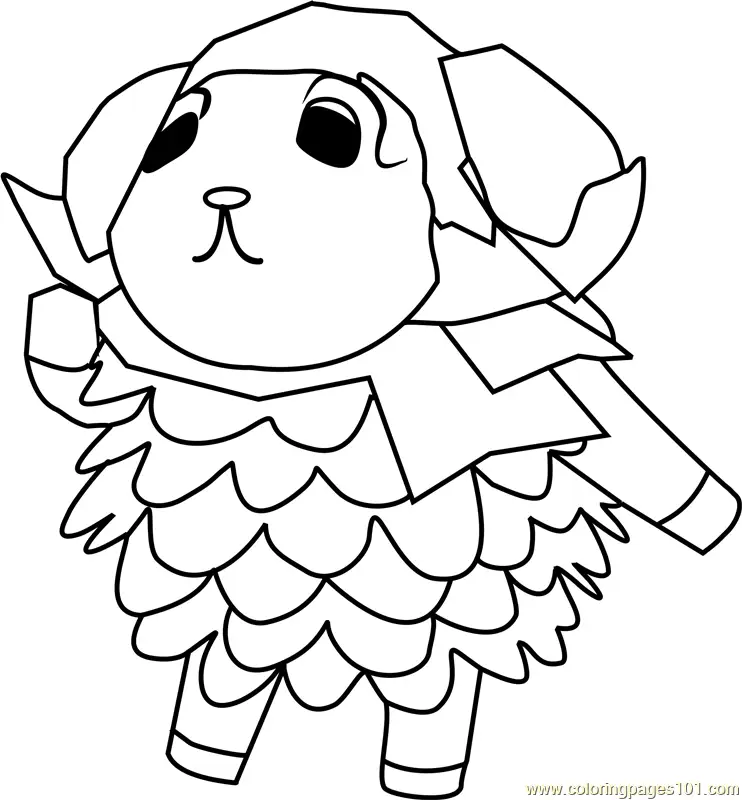 Animal Crossing Coloring Pages 3