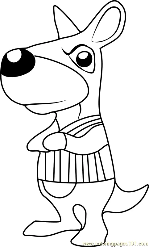 Animal Crossing Coloring Pages 6